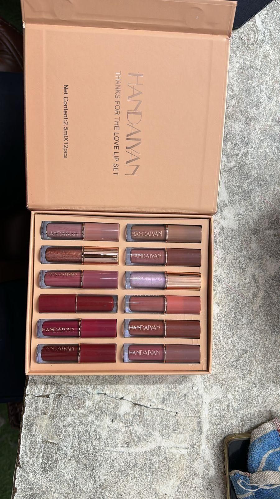 Velvet Matte Liquid Lipstick Set 12Pcs