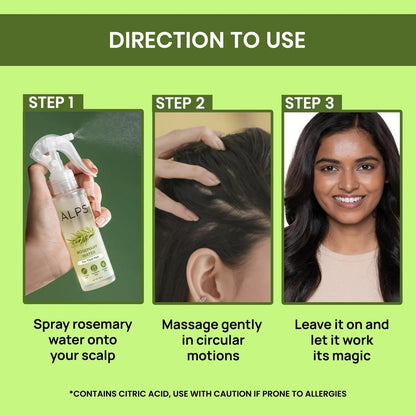 Rosemary Water, Hair Spray For Regrowth Buy 1 Get 2 Free (100% guarateed results within 40 days)