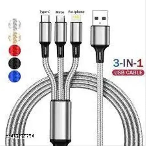 Data Cable 3 in 1 USB cable